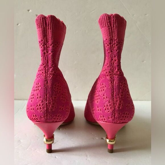 JEWEL BOOTIE COACH WOMEN'S SIZE 5.5 B KNIT UPPER PINK RUBBER OUTSOLE PULLON, - Picture 3 of 15